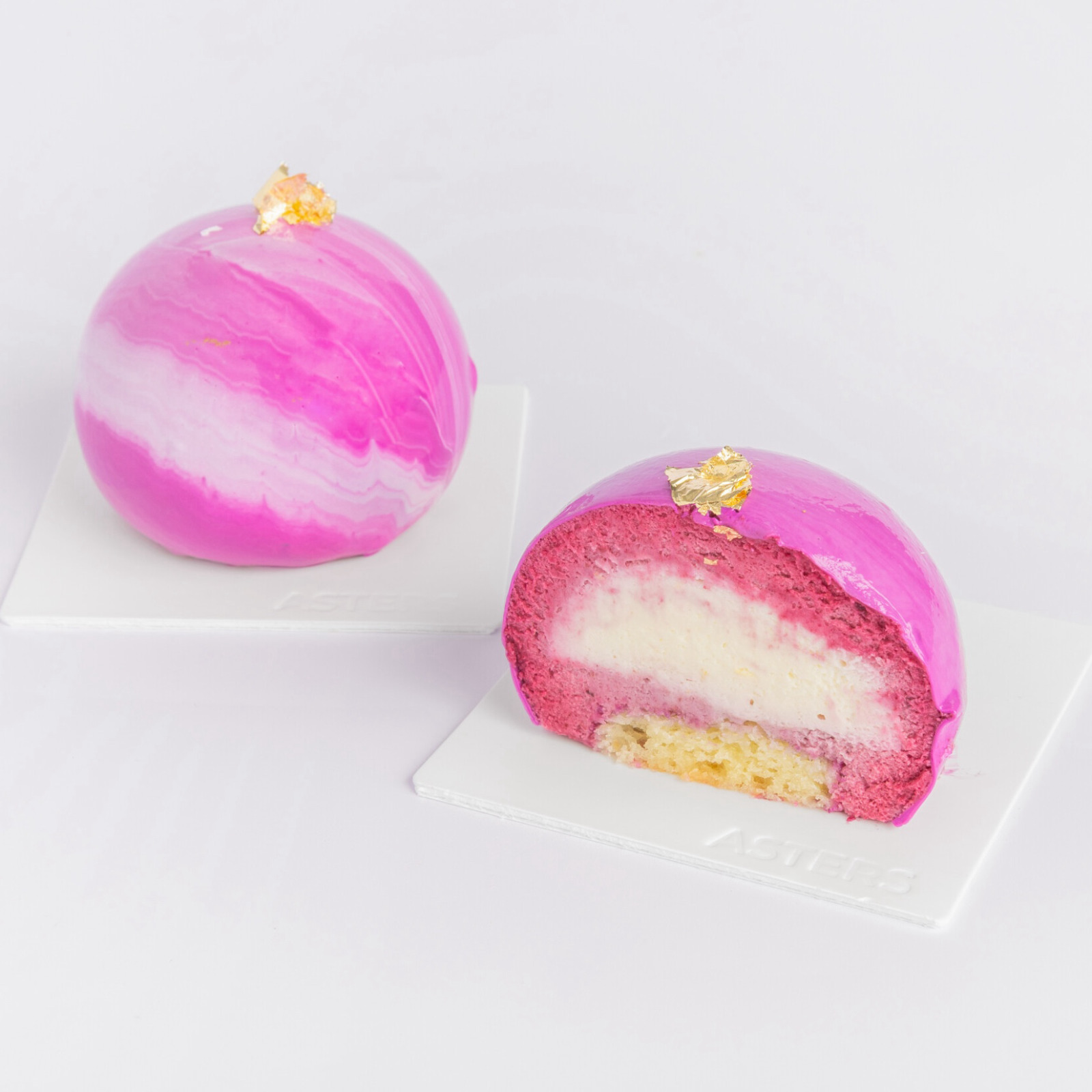 Blackcurrant Lemon Dessert Individual Mini Cakes